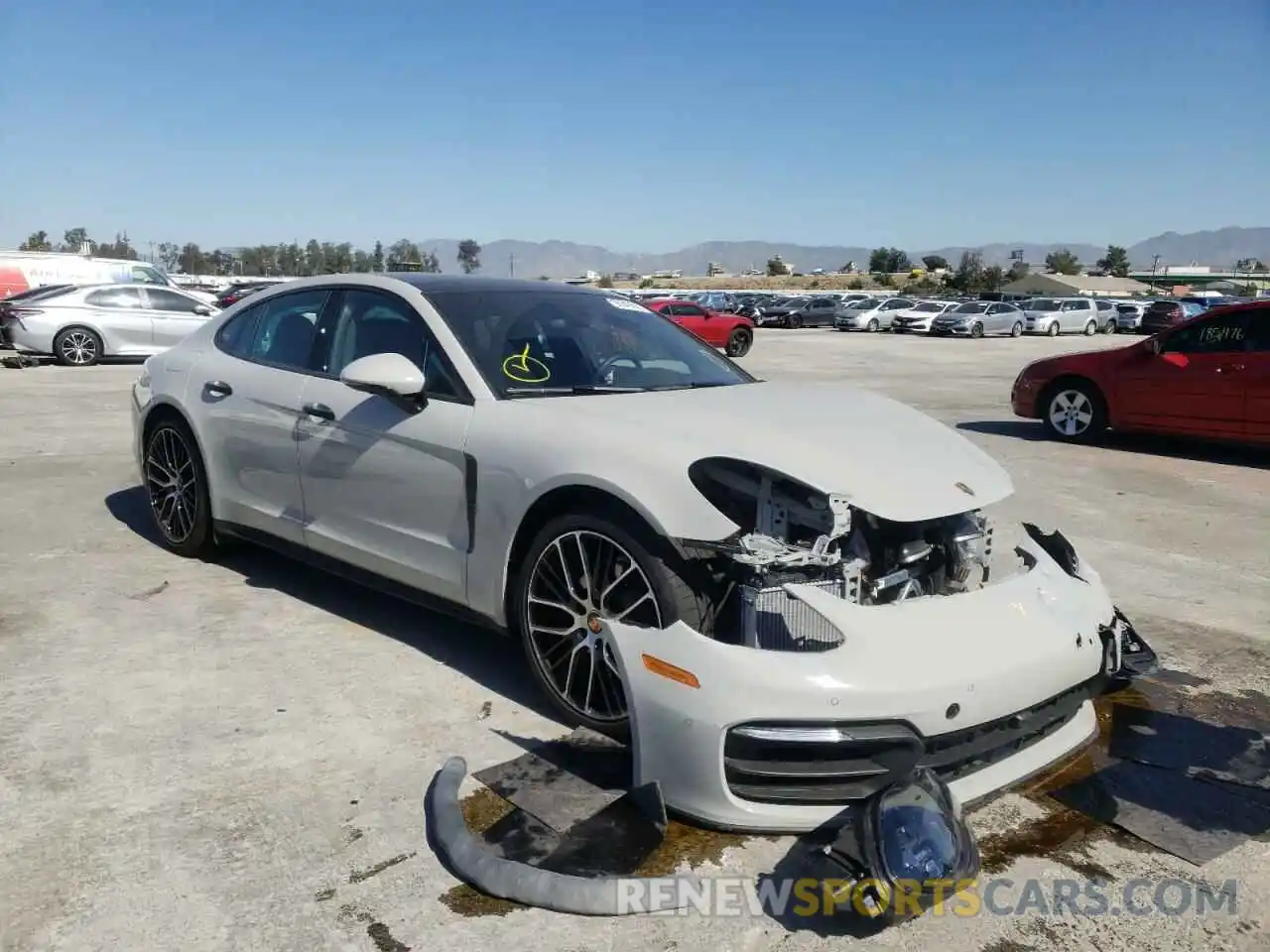 1 Photograph of a damaged car WP0AJ2A72ML119987 PORSCHE PANAMERA 2021