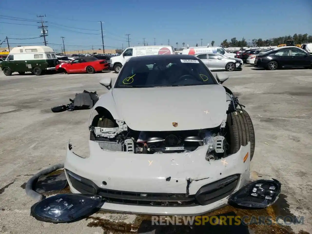 9 Photograph of a damaged car WP0AJ2A72ML119987 PORSCHE PANAMERA 2021