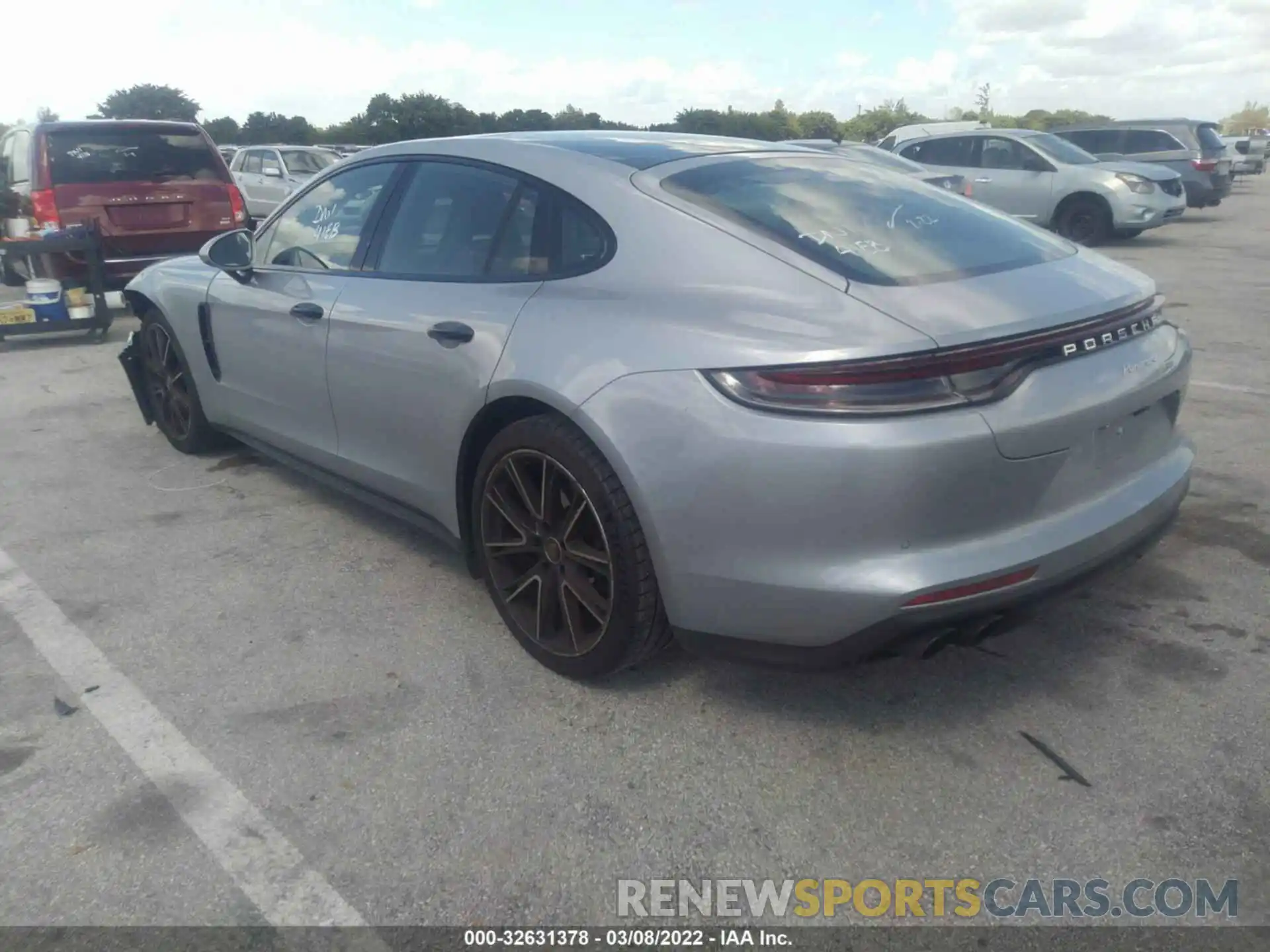 3 Photograph of a damaged car WP0AJ2A75ML115836 PORSCHE PANAMERA 2021