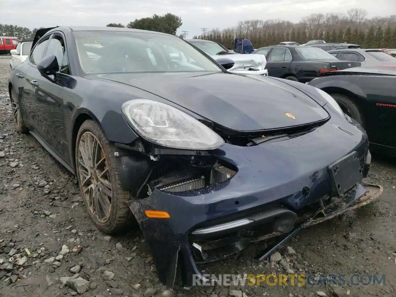 1 Photograph of a damaged car WP0AJ2A76ML114680 PORSCHE PANAMERA 2021