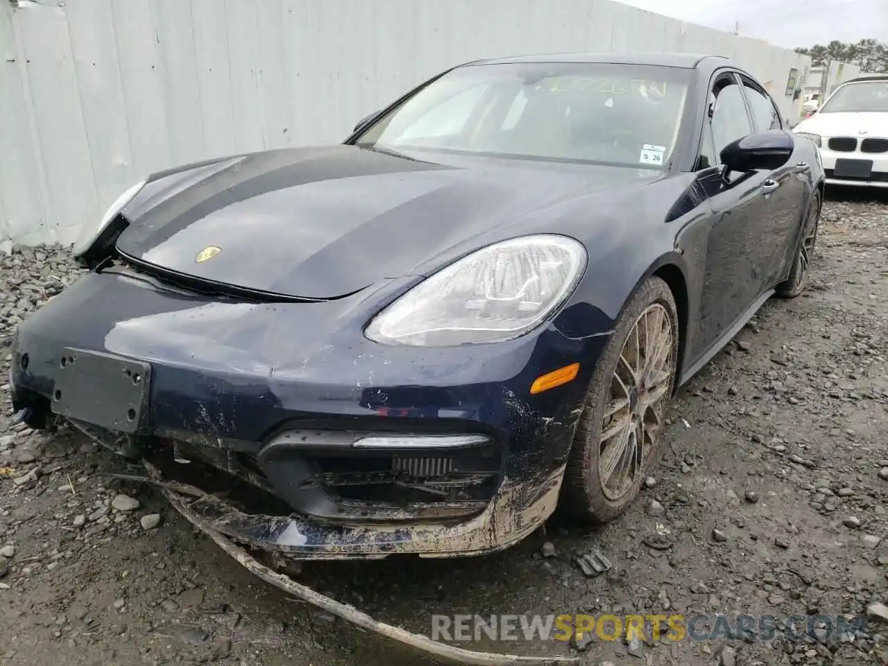 2 Photograph of a damaged car WP0AJ2A76ML114680 PORSCHE PANAMERA 2021