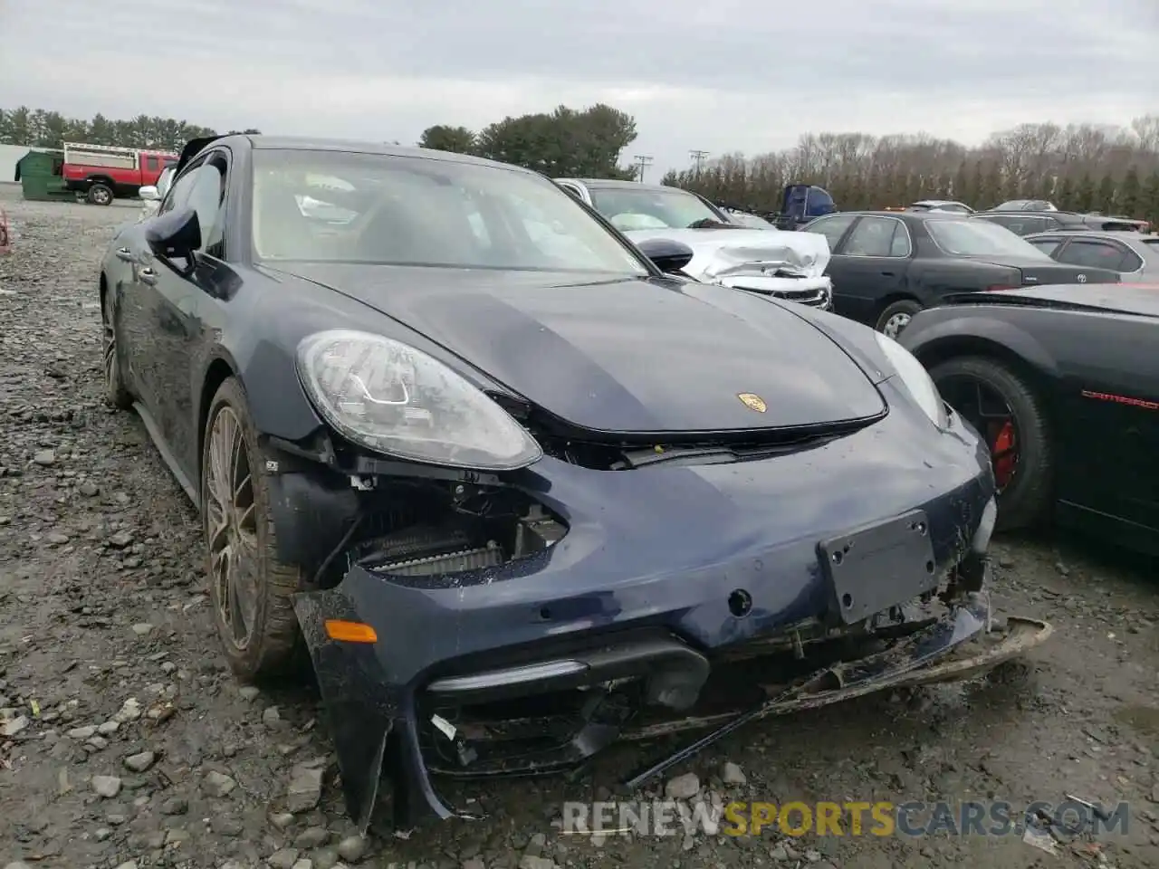 9 Photograph of a damaged car WP0AJ2A76ML114680 PORSCHE PANAMERA 2021