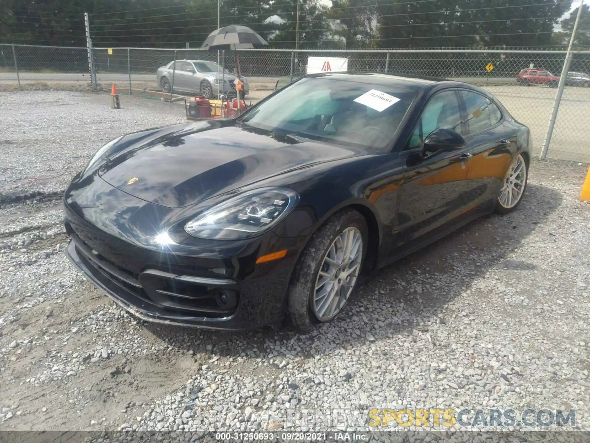 2 Photograph of a damaged car WP0AJ2A76ML117739 PORSCHE PANAMERA 2021