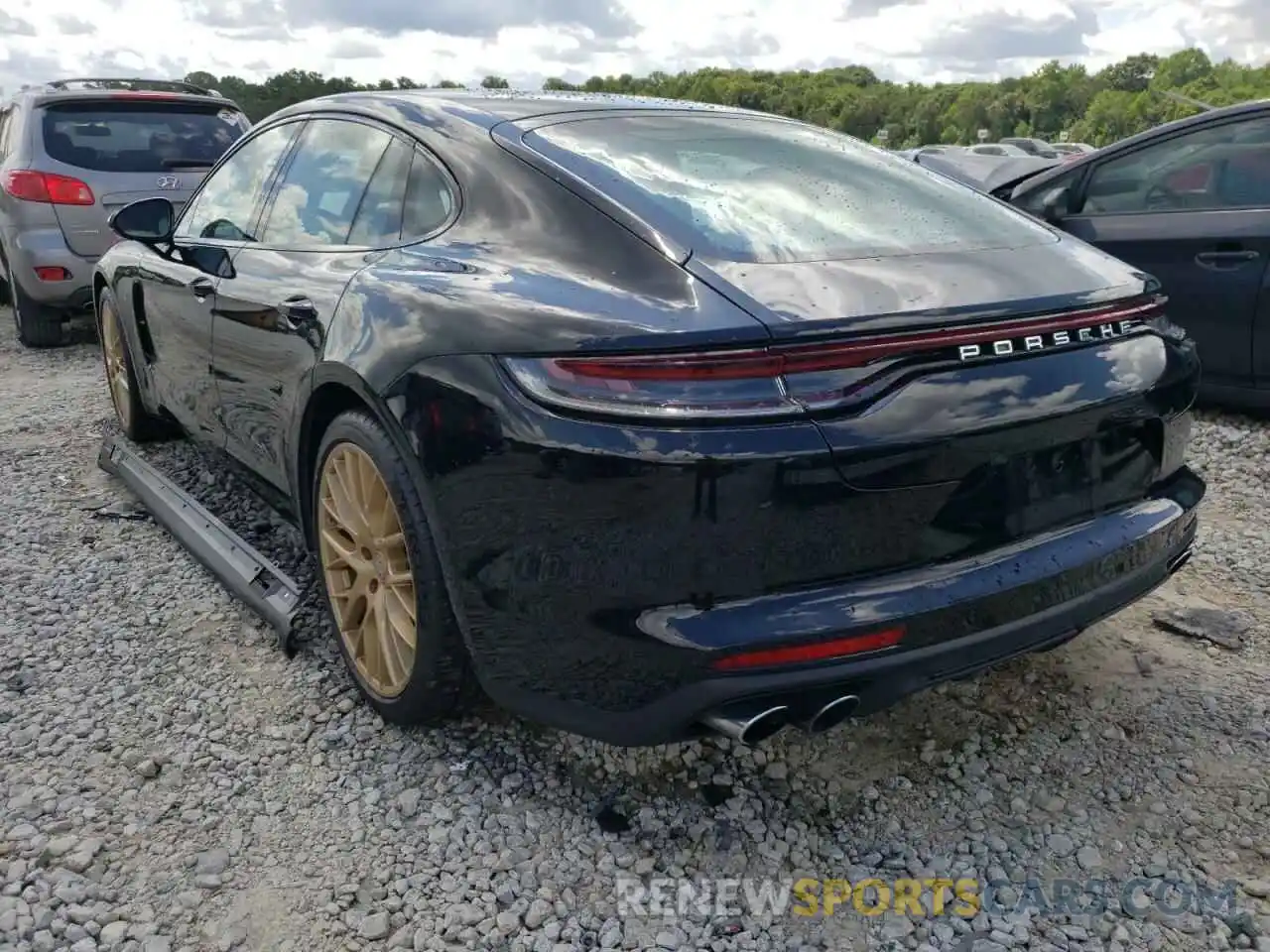 3 Фотография поврежденного автомобиля WP0AJ2A77ML116390 PORSCHE PANAMERA 2021