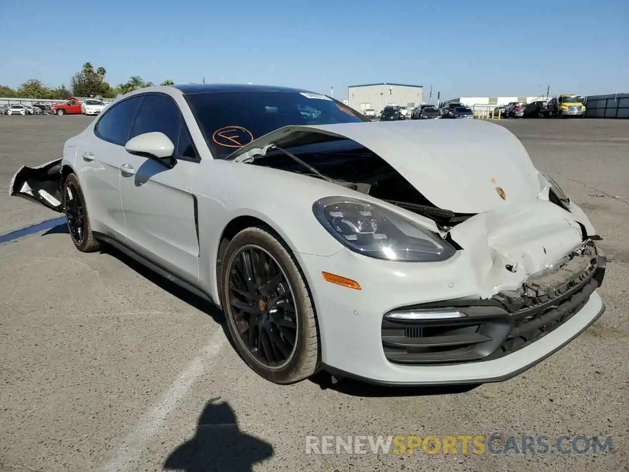 1 Photograph of a damaged car WP0AJ2A78ML116429 PORSCHE PANAMERA 2021