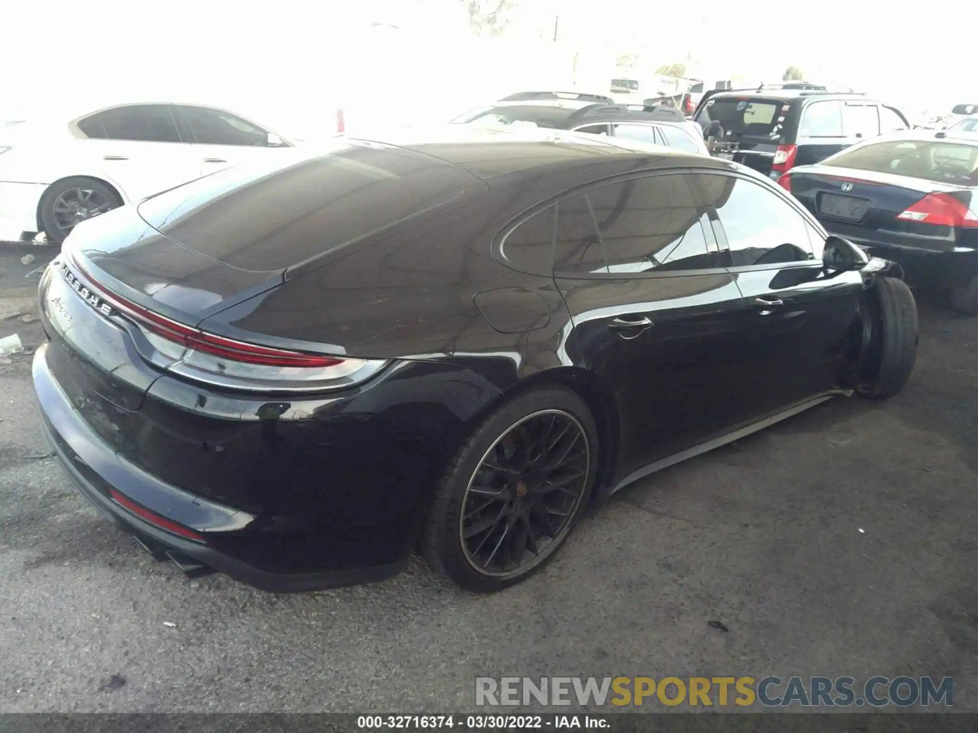 4 Фотография поврежденного автомобиля WP0AJ2A78ML117595 PORSCHE PANAMERA 2021