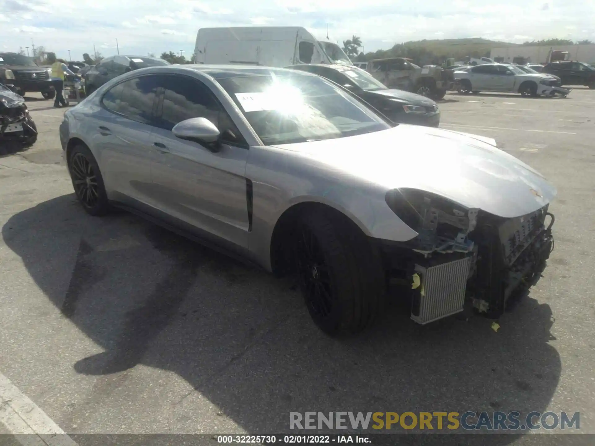 1 Photograph of a damaged car WP0AJ2A79ML115323 PORSCHE PANAMERA 2021