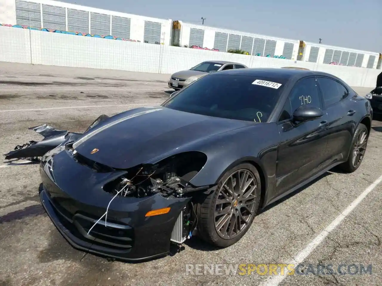 2 Photograph of a damaged car WP0AJ2A7XML117873 PORSCHE PANAMERA 2021