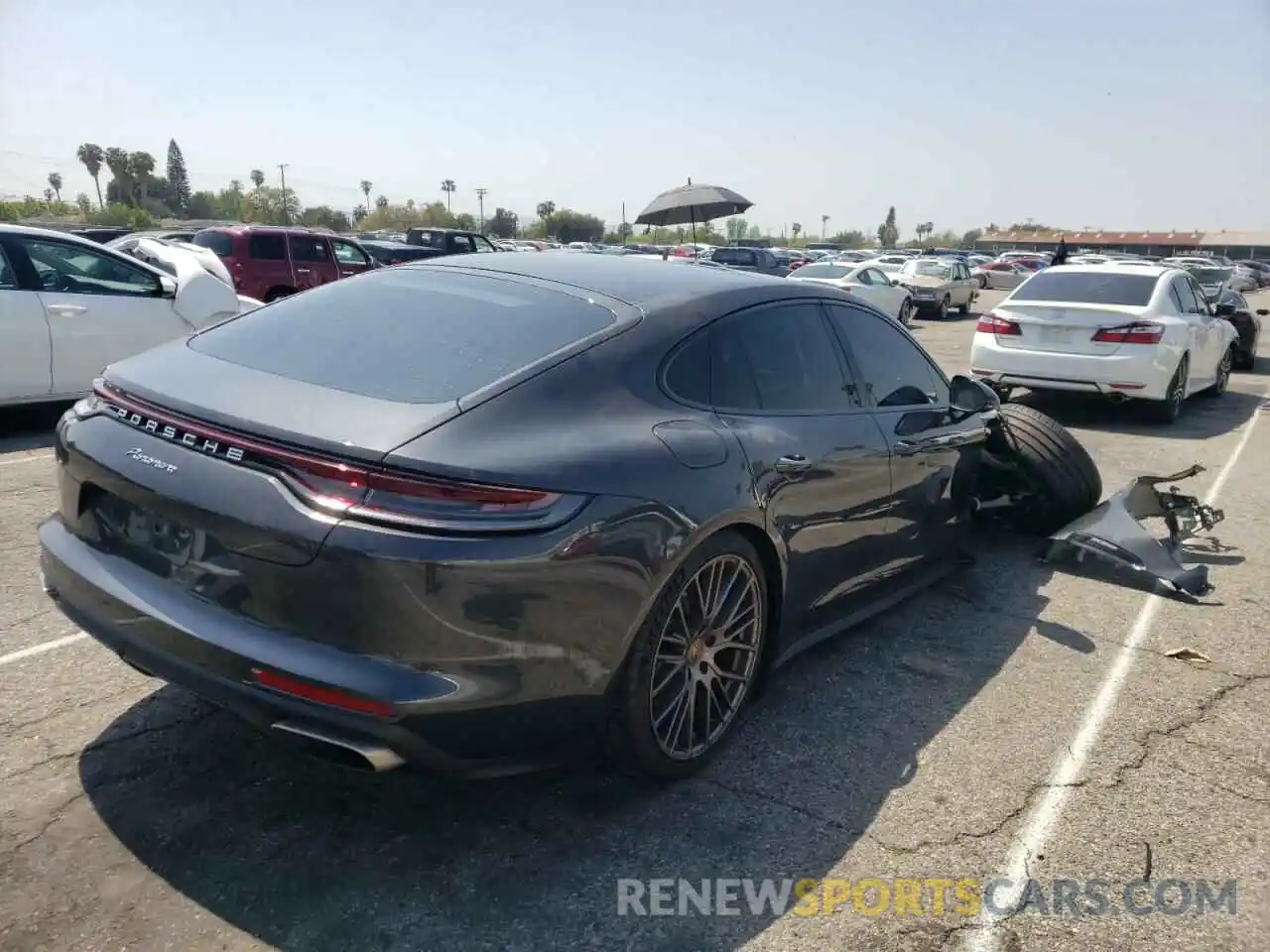 4 Photograph of a damaged car WP0AJ2A7XML117873 PORSCHE PANAMERA 2021