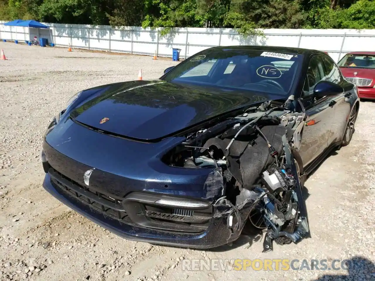 2 Photograph of a damaged car WP0AK2A71ML142299 PORSCHE PANAMERA 2021