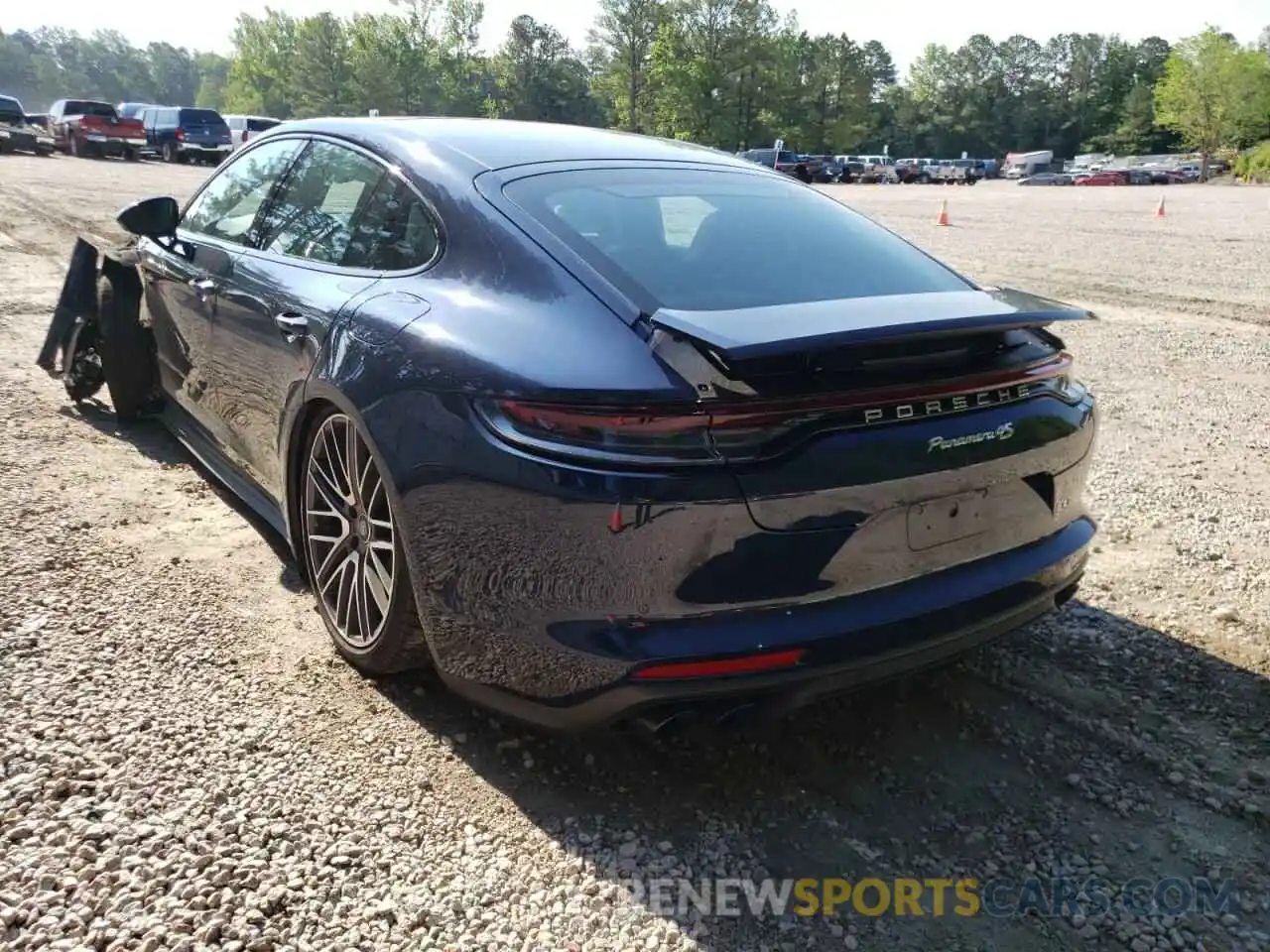 3 Photograph of a damaged car WP0AK2A71ML142299 PORSCHE PANAMERA 2021