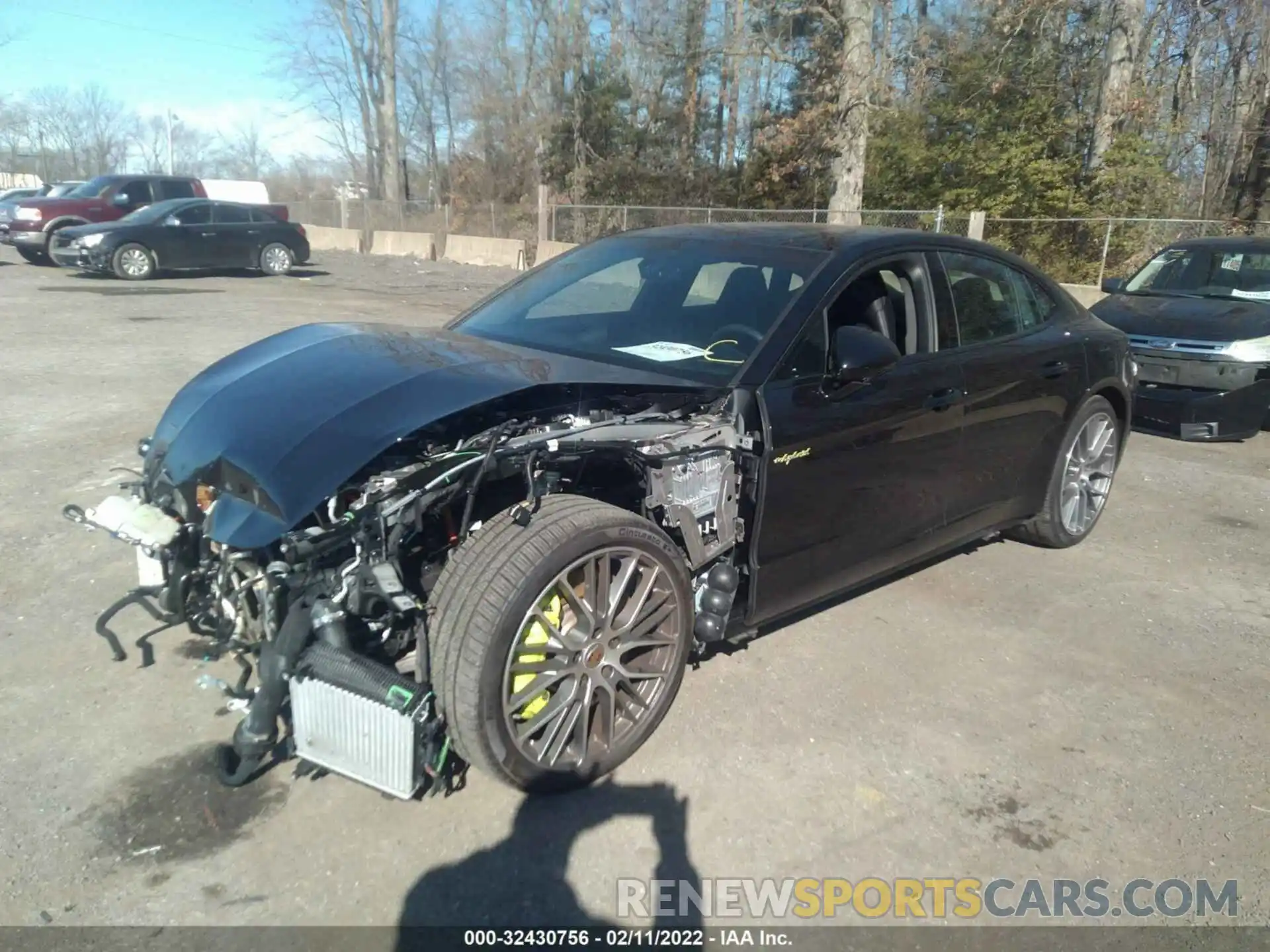 2 Photograph of a damaged car WP0AK2A77ML141674 PORSCHE PANAMERA 2021