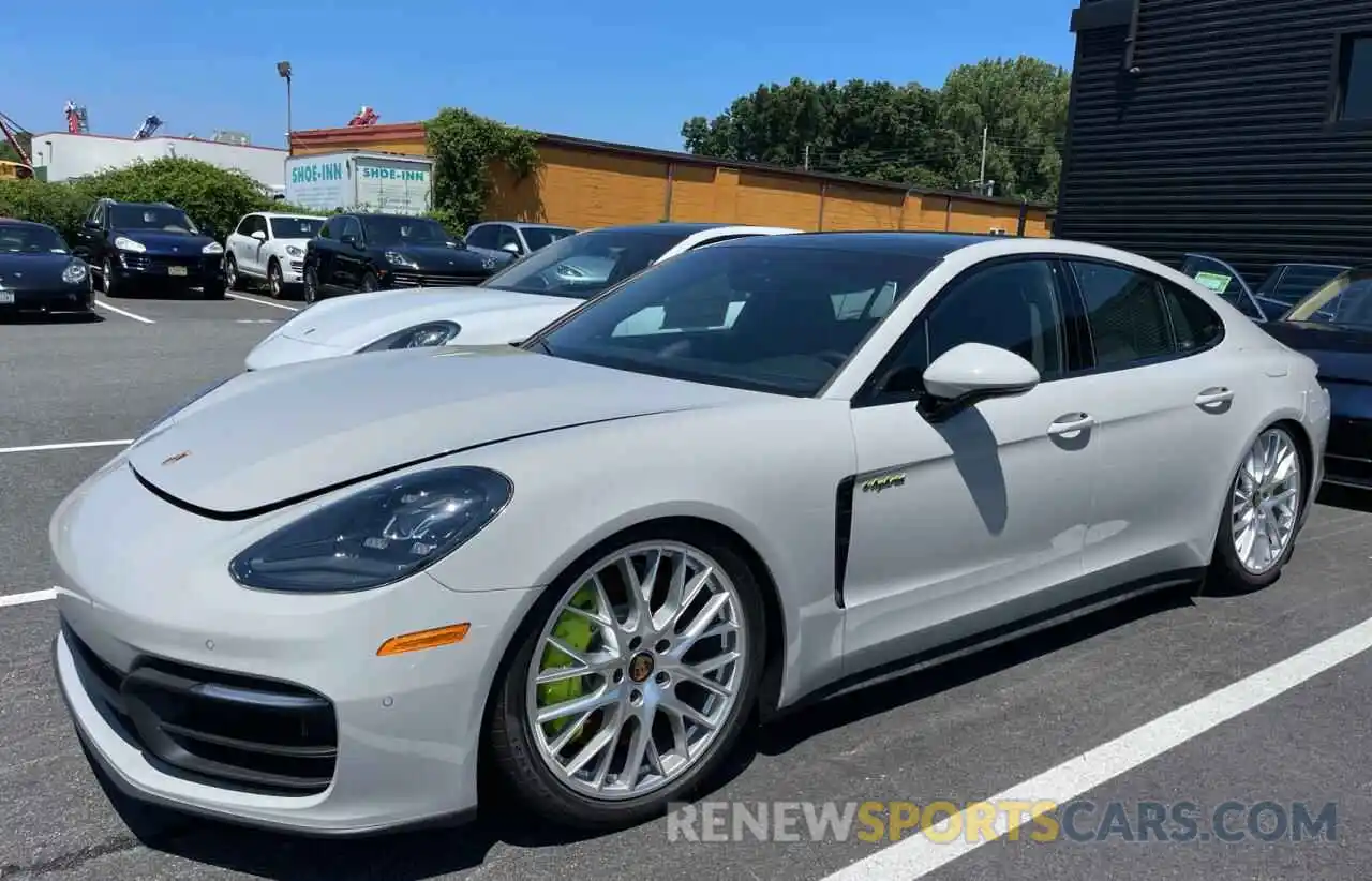 2 Photograph of a damaged car WP0AK2A77ML142338 PORSCHE PANAMERA 2021