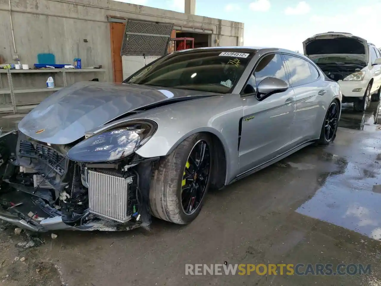 2 Photograph of a damaged car WP0BE2A79ML171397 PORSCHE PANAMERA 2021