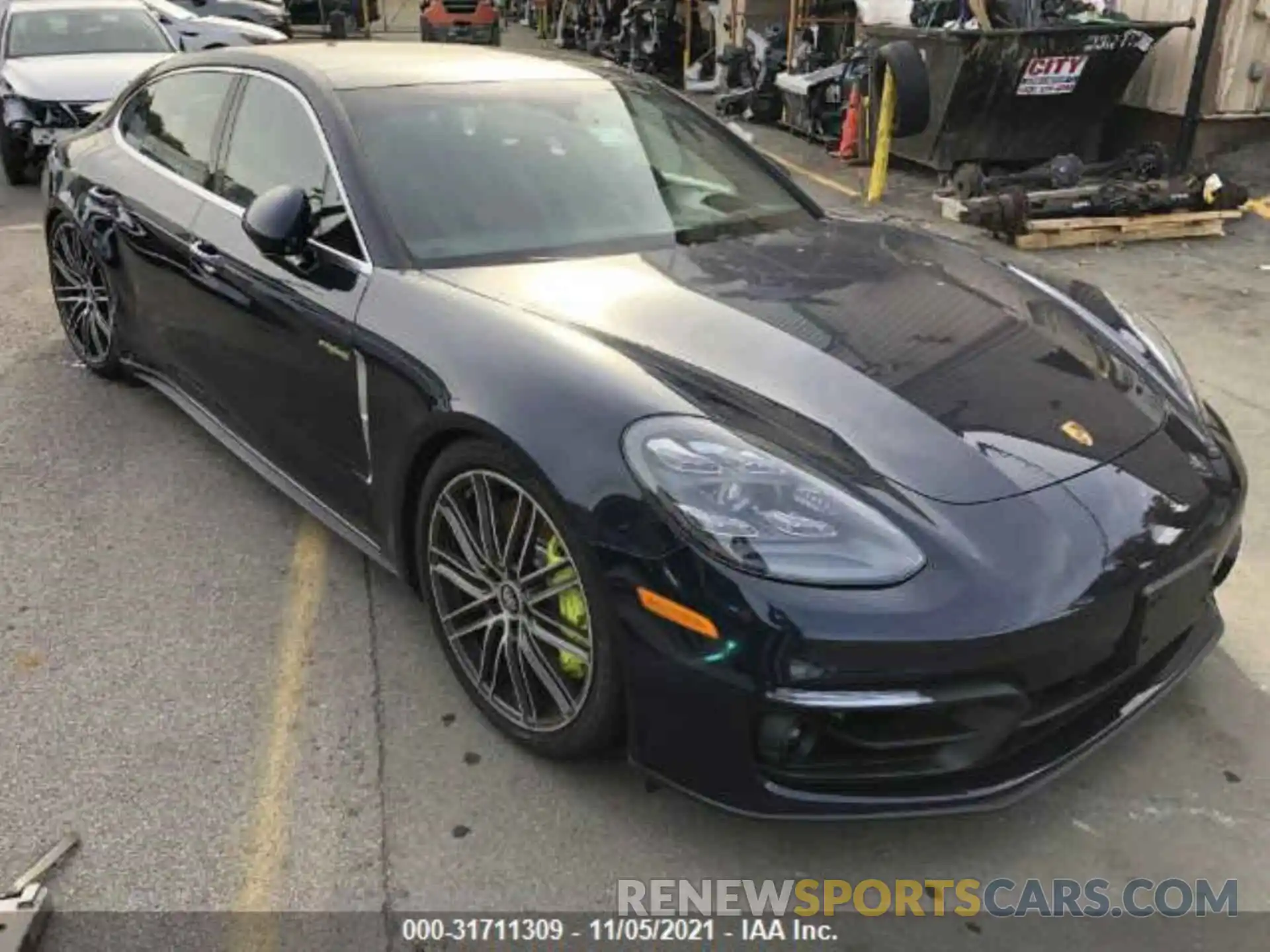 1 Photograph of a damaged car WP0BK2A77ML175070 PORSCHE PANAMERA 2021