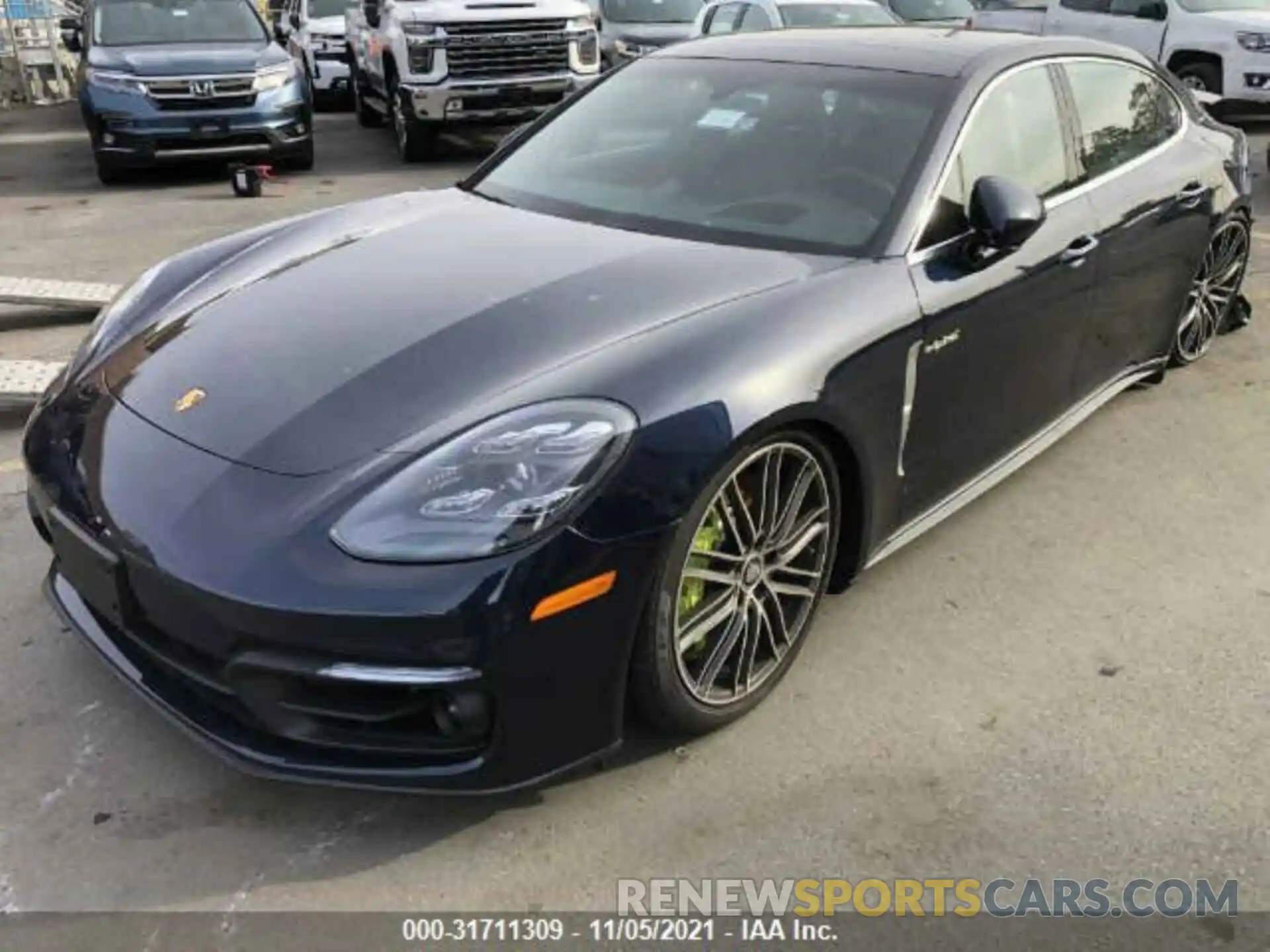 2 Photograph of a damaged car WP0BK2A77ML175070 PORSCHE PANAMERA 2021