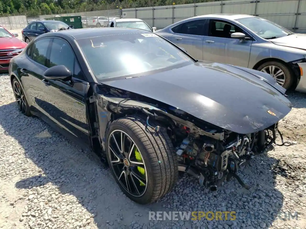 1 Photograph of a damaged car WP0AH2A79NL142020 PORSCHE PANAMERA 2022