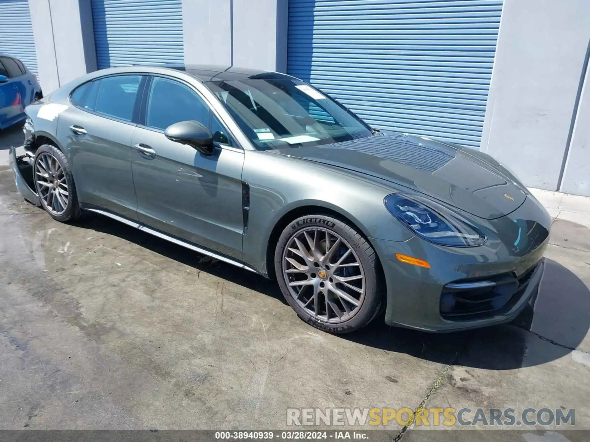 1 Photograph of a damaged car WP0AJ2A73PL103138 PORSCHE PANAMERA 2023