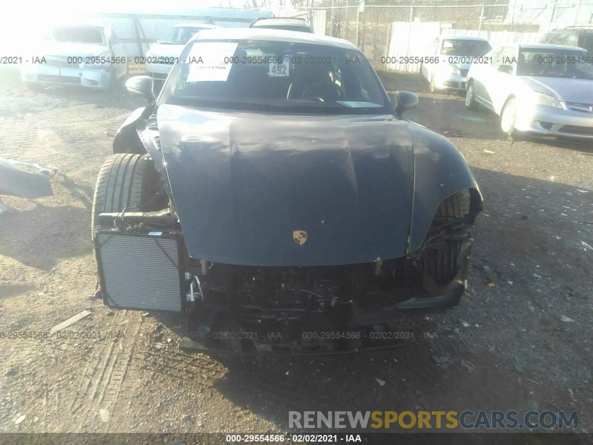 6 Photograph of a damaged car WP0AB2Y11LSA51655 PORSCHE TAYCAN 2020