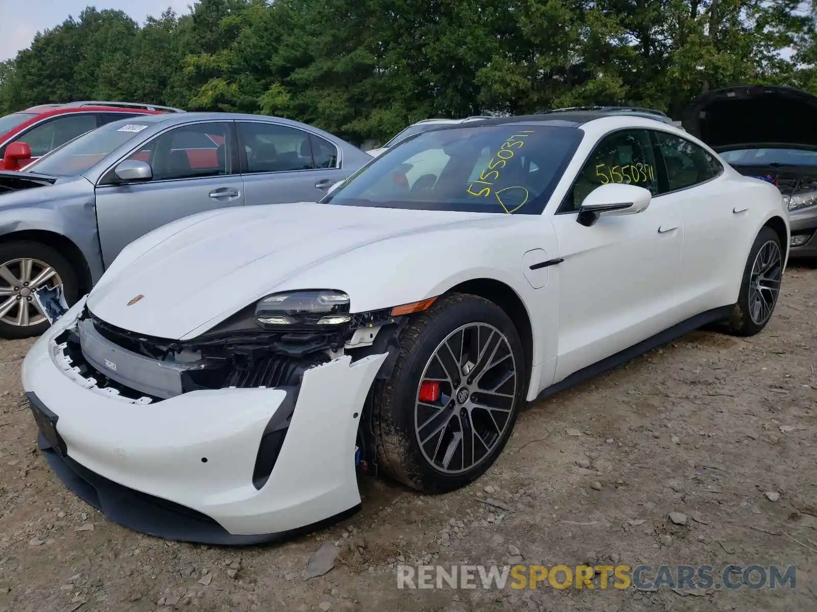 2 Photograph of a damaged car WP0AB2Y12LSA53690 PORSCHE TAYCAN 2020