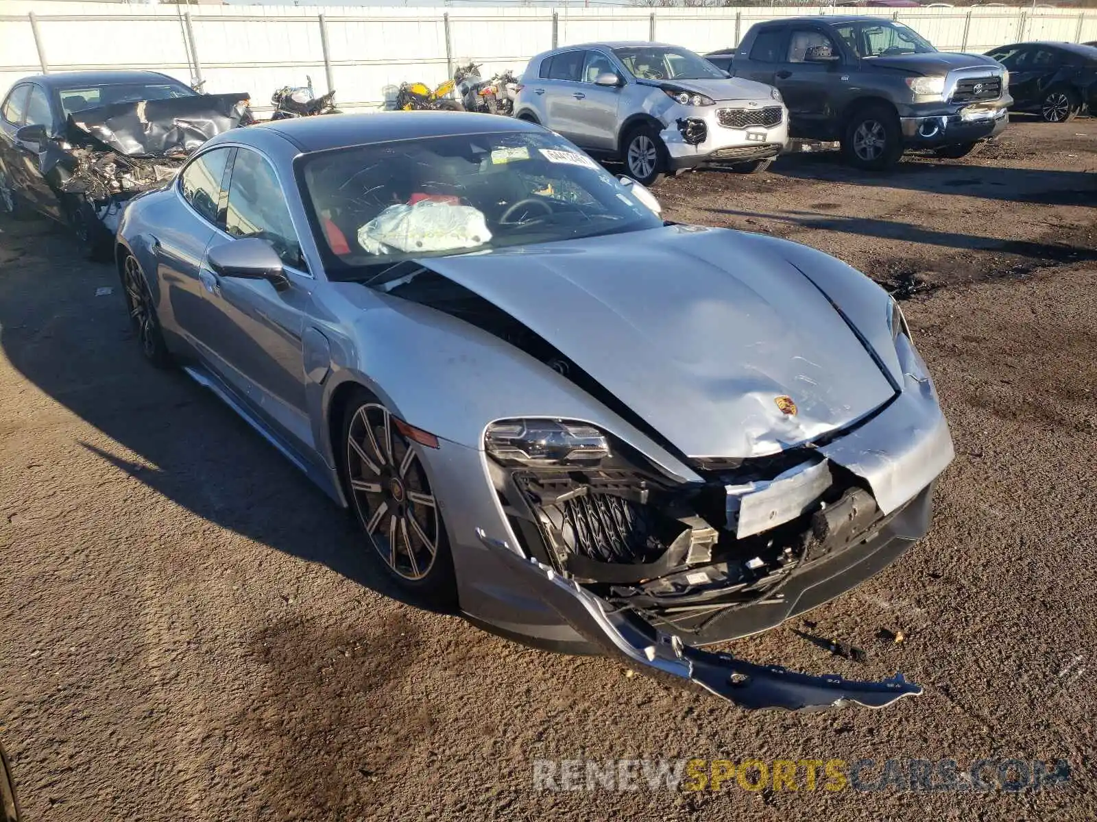 1 Photograph of a damaged car WP0AB2Y14LSA52492 PORSCHE TAYCAN 2020