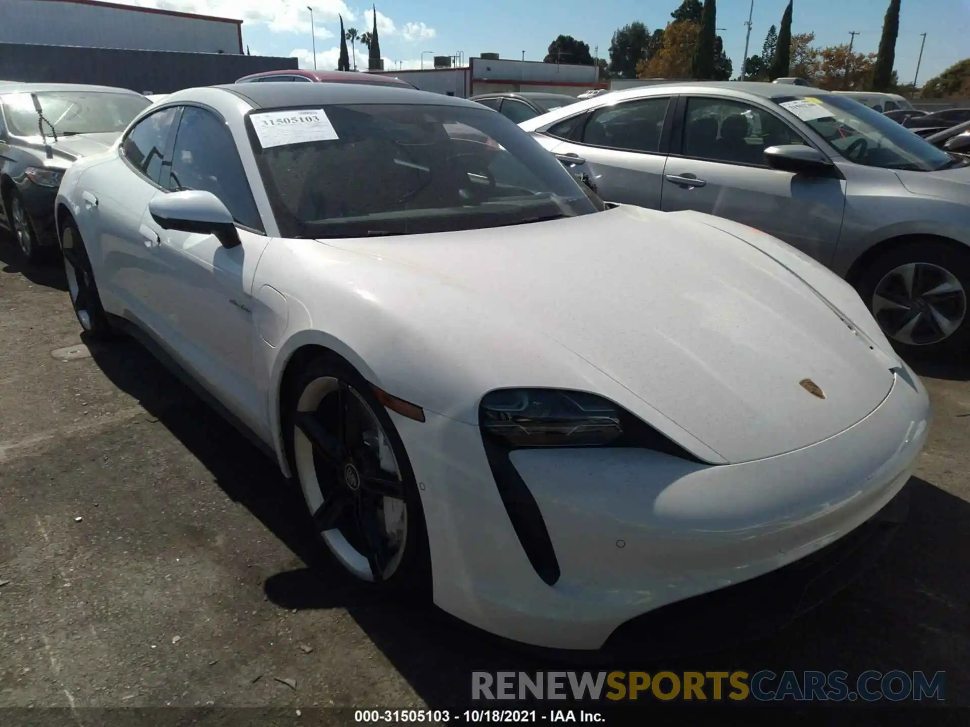 1 Photograph of a damaged car WP0AB2Y15LSA51979 PORSCHE TAYCAN 2020