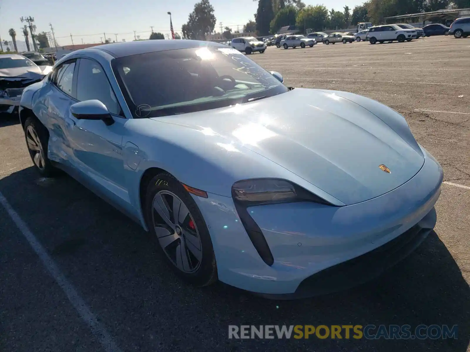 1 Photograph of a damaged car WP0AB2Y17LSA51837 PORSCHE TAYCAN 2020