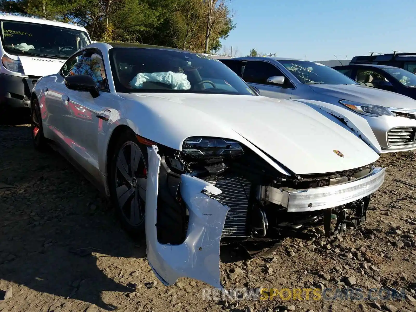 1 Photograph of a damaged car WP0AB2Y17LSA52079 PORSCHE TAYCAN 2020