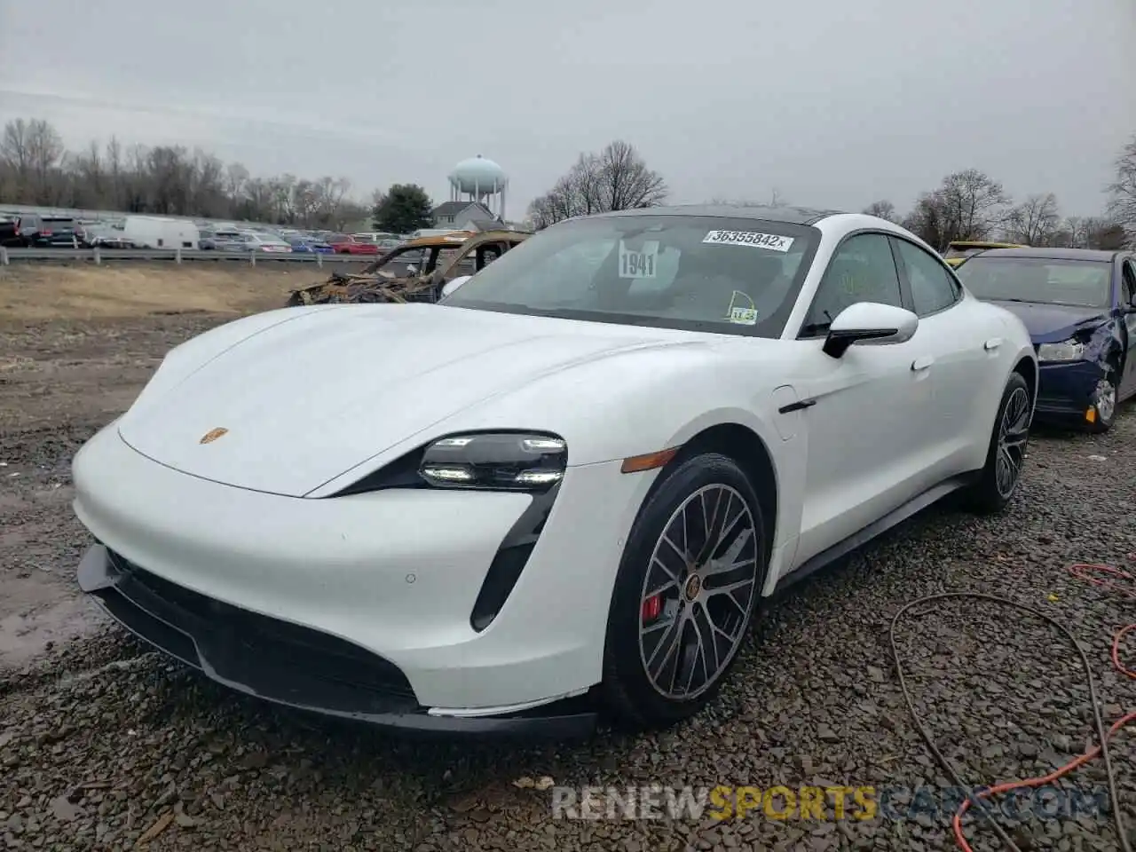 2 Photograph of a damaged car WP0AB2Y19LSA53685 PORSCHE TAYCAN 2020