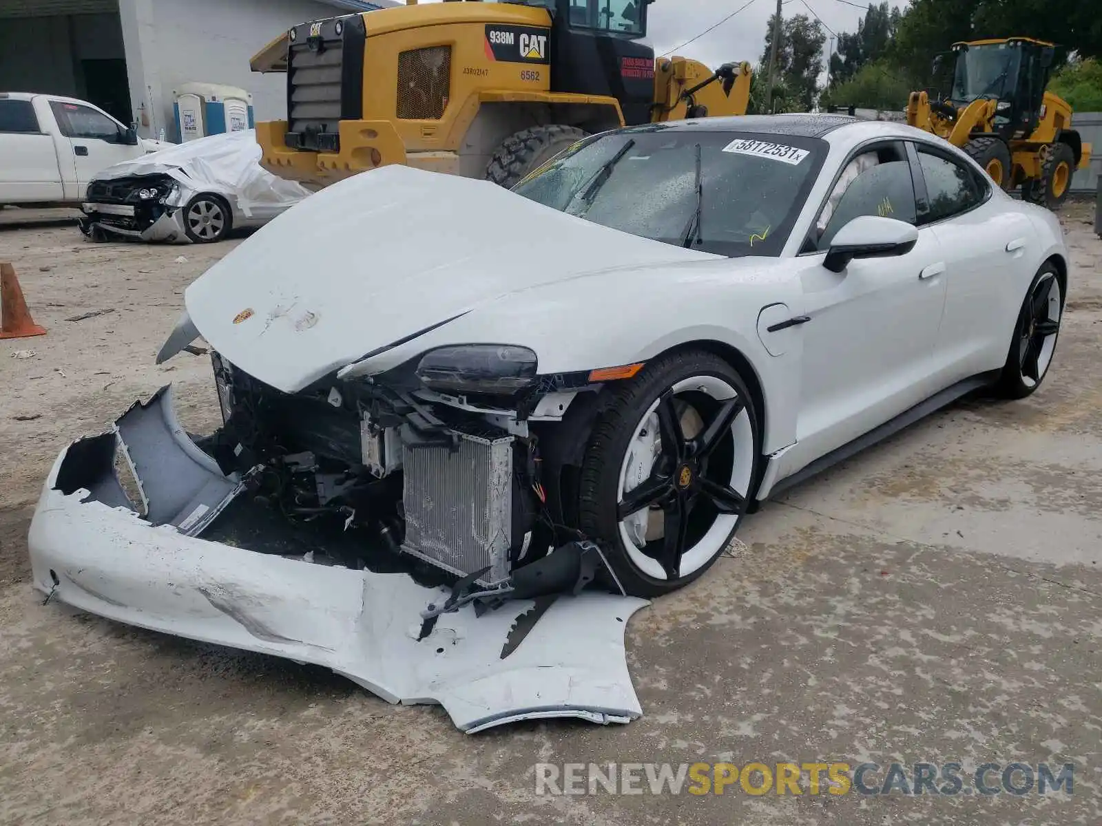 2 Photograph of a damaged car WP0AB2Y19LSA53833 PORSCHE TAYCAN 2020