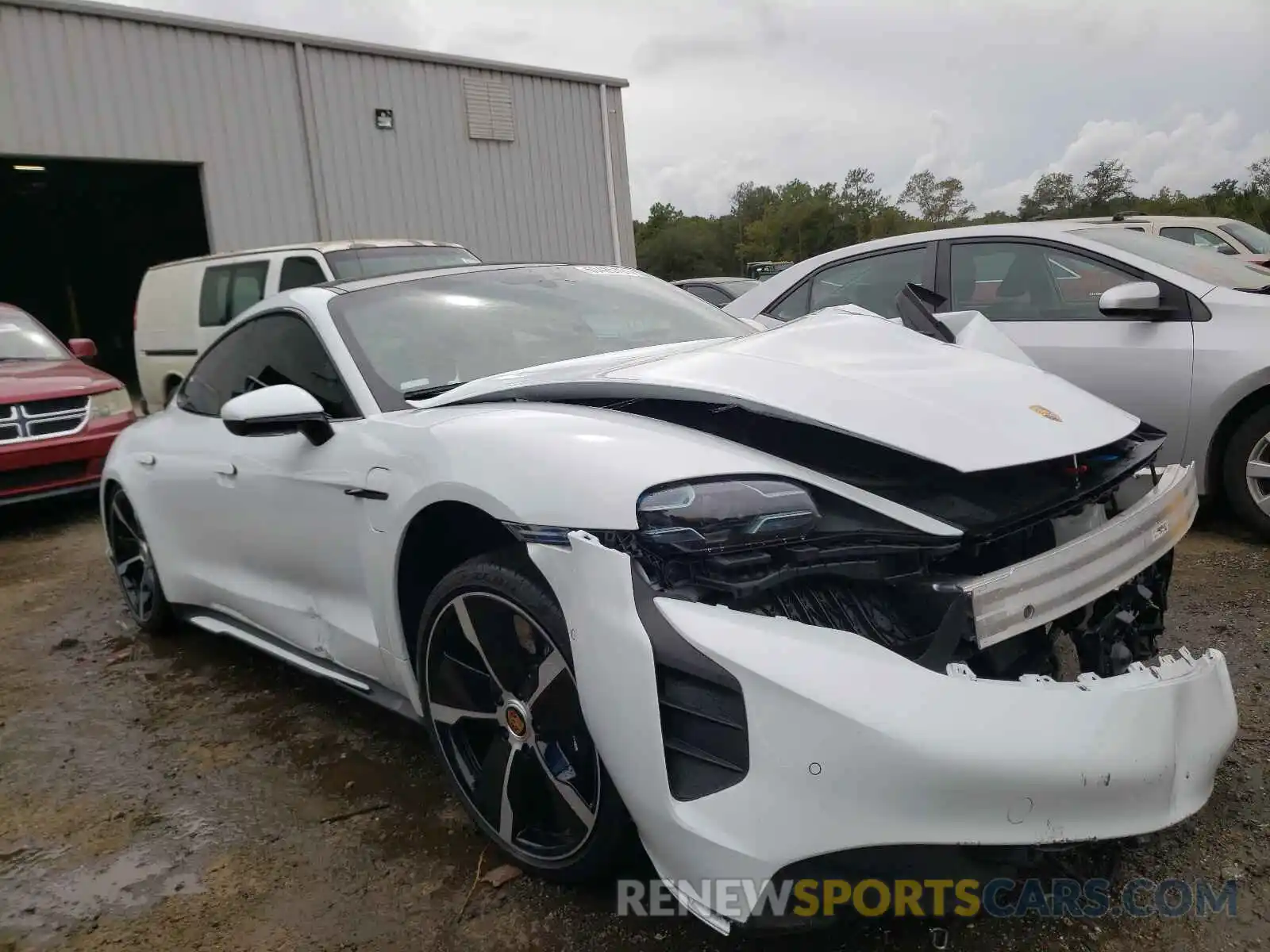 1 Photograph of a damaged car WP0AB2Y1XLSA50990 PORSCHE TAYCAN 2020