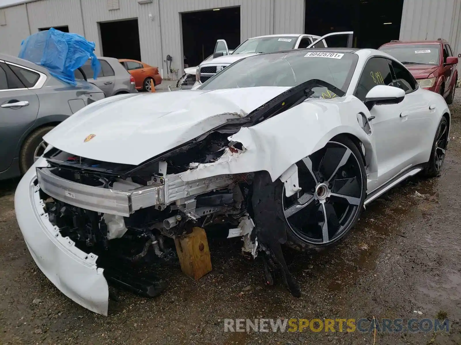 2 Photograph of a damaged car WP0AB2Y1XLSA50990 PORSCHE TAYCAN 2020