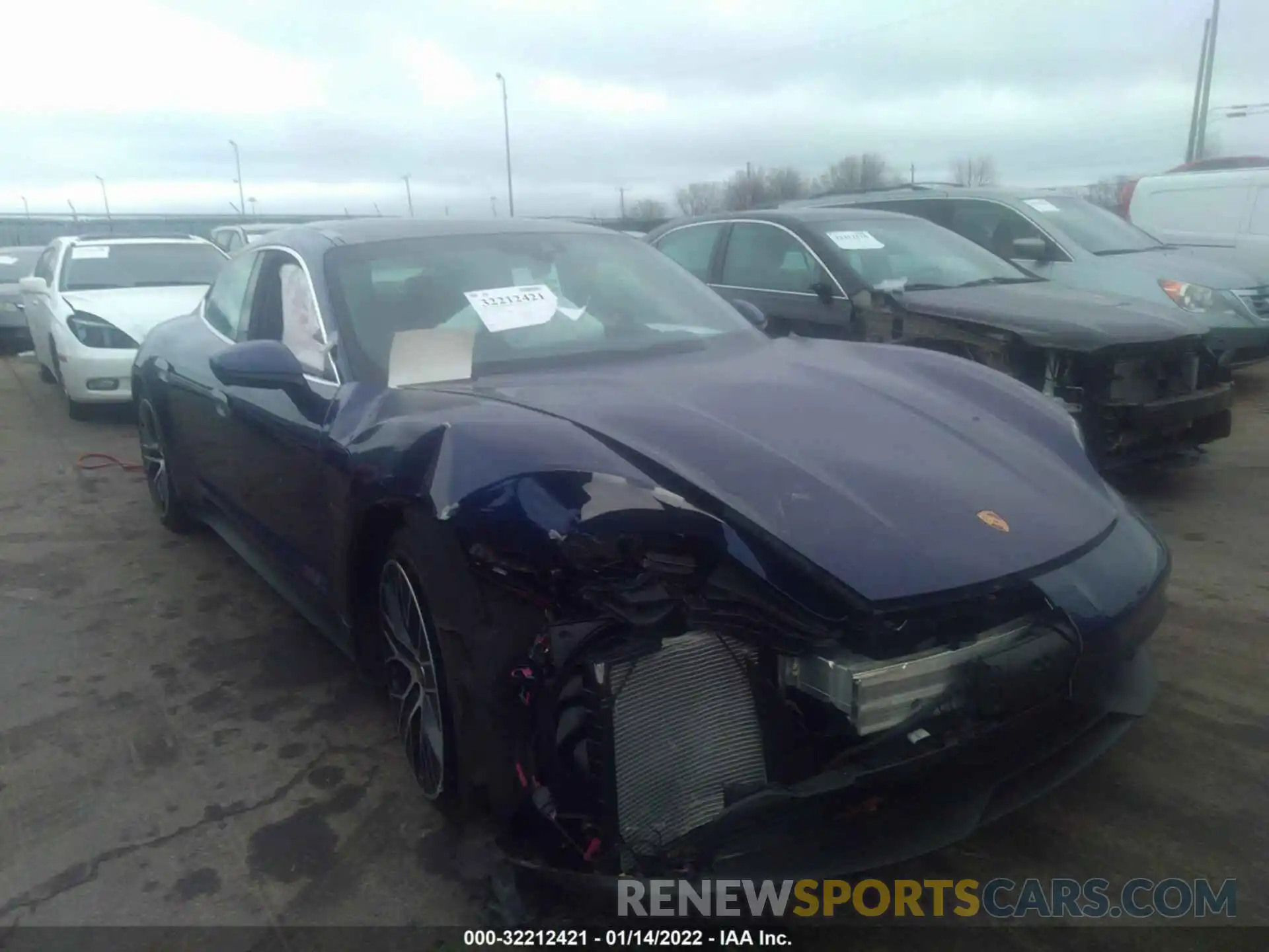 1 Photograph of a damaged car WP0AB2Y1XLSA51511 PORSCHE TAYCAN 2020