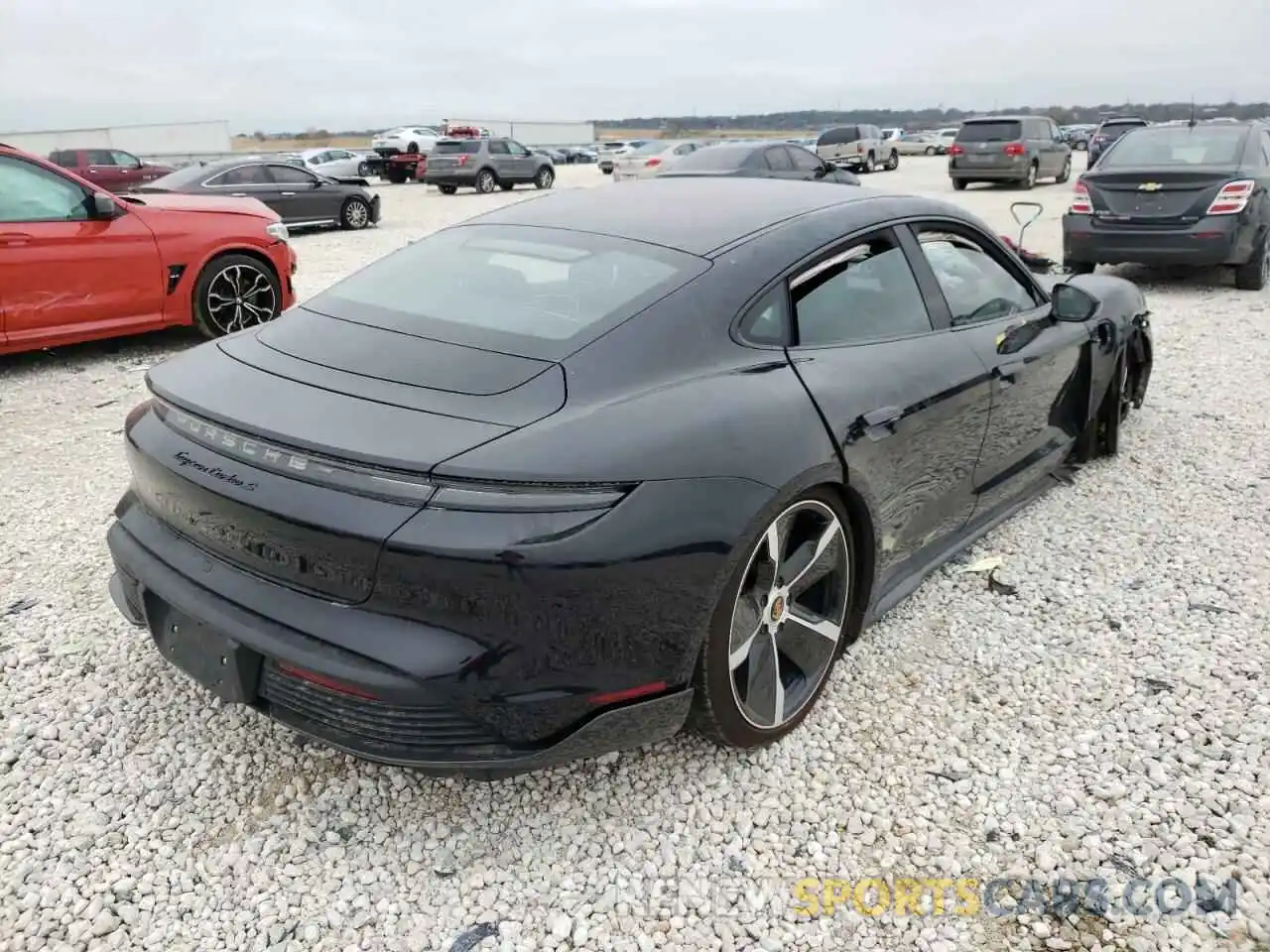 4 Photograph of a damaged car WP0AC2Y10LSA72235 PORSCHE TAYCAN 2020