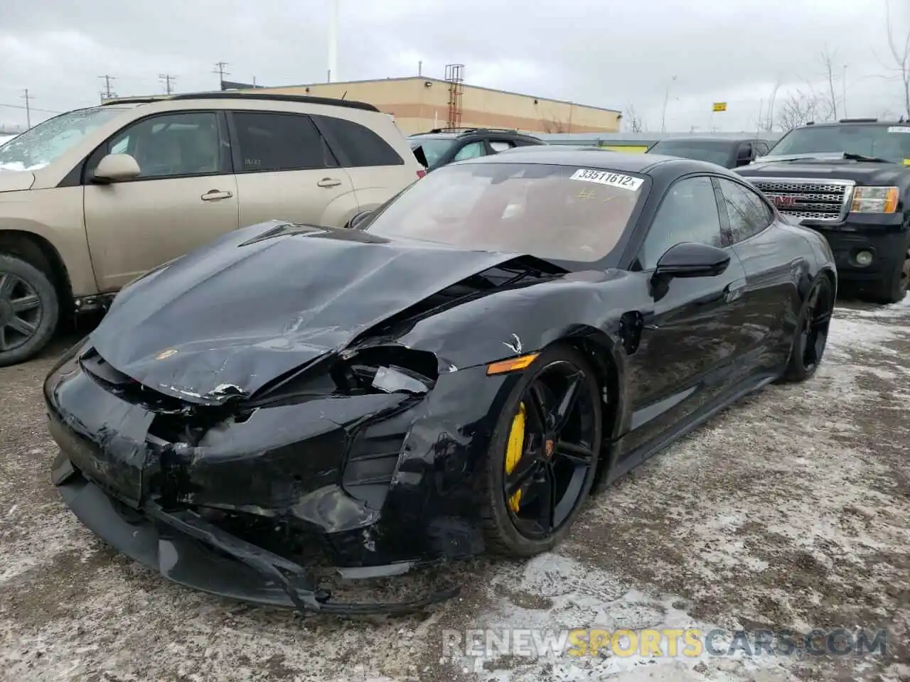 2 Photograph of a damaged car WP0AC2Y11LSA72034 PORSCHE TAYCAN 2020