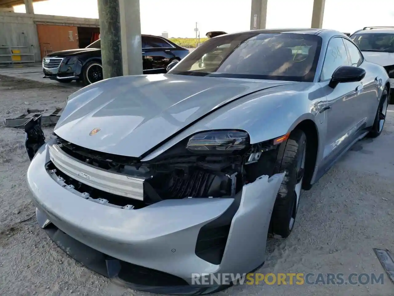 2 Photograph of a damaged car WP0AC2Y11LSA72132 PORSCHE TAYCAN 2020