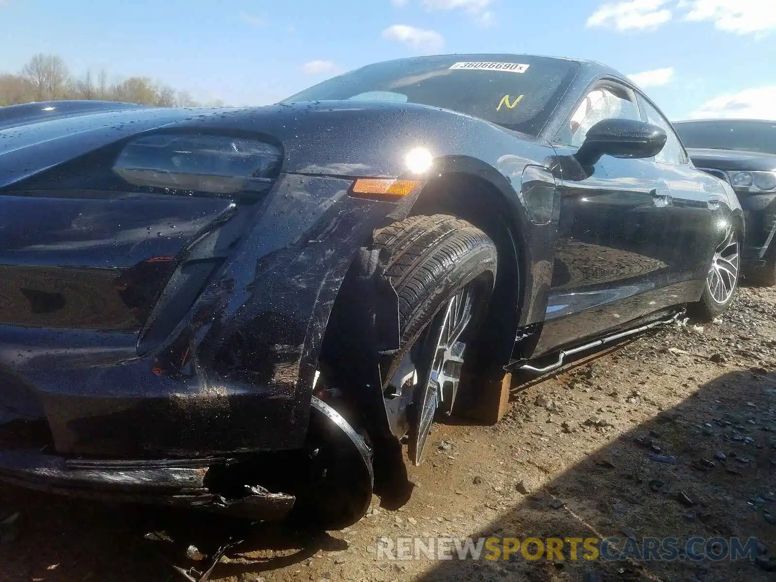 9 Photograph of a damaged car WP0AC2Y14LSA70195 PORSCHE TAYCAN 2020