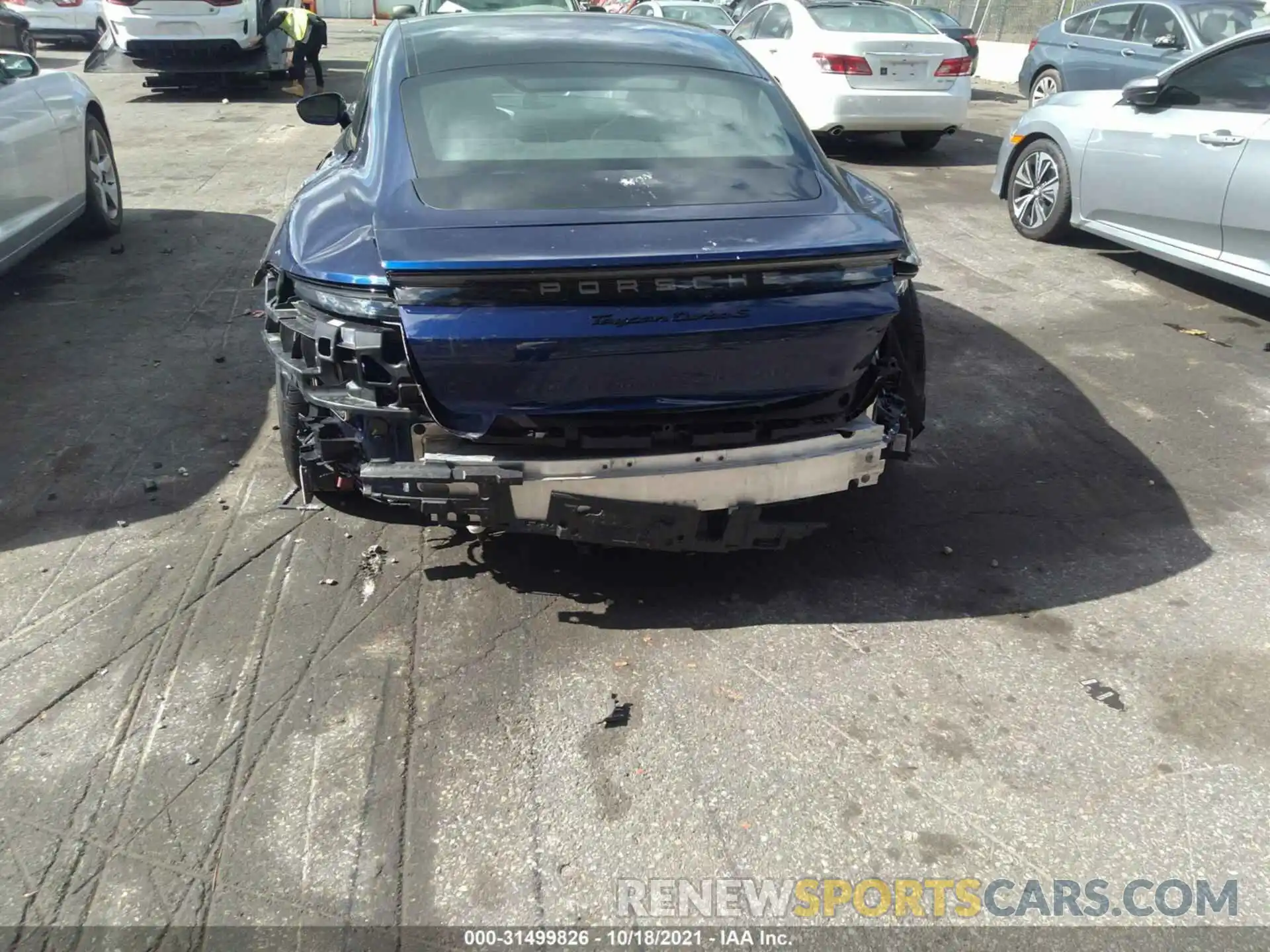 6 Photograph of a damaged car WP0AC2Y14LSA70407 PORSCHE TAYCAN 2020