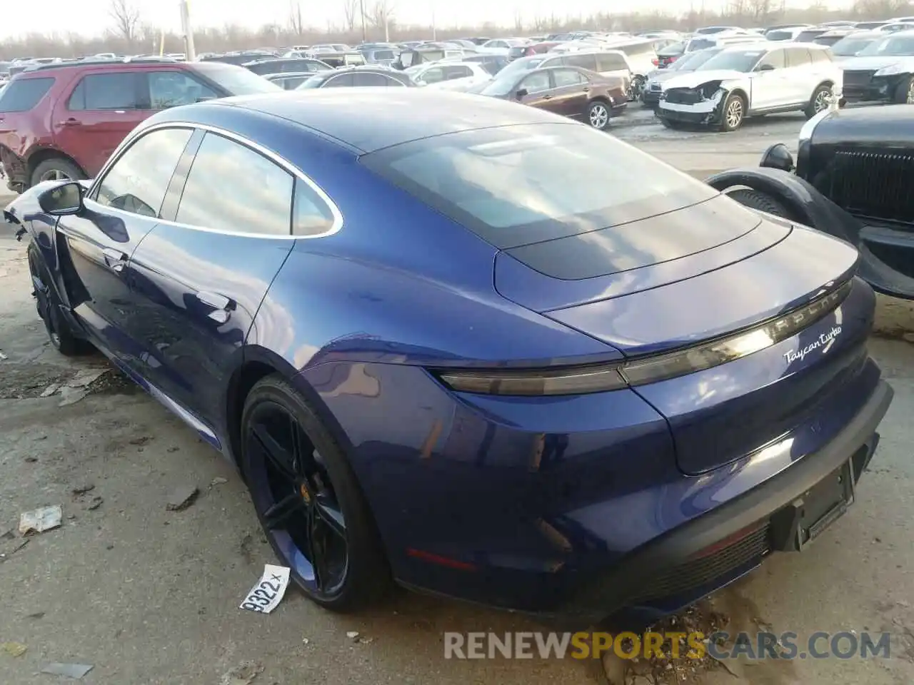 3 Photograph of a damaged car WP0AC2Y16LSA72854 PORSCHE TAYCAN 2020