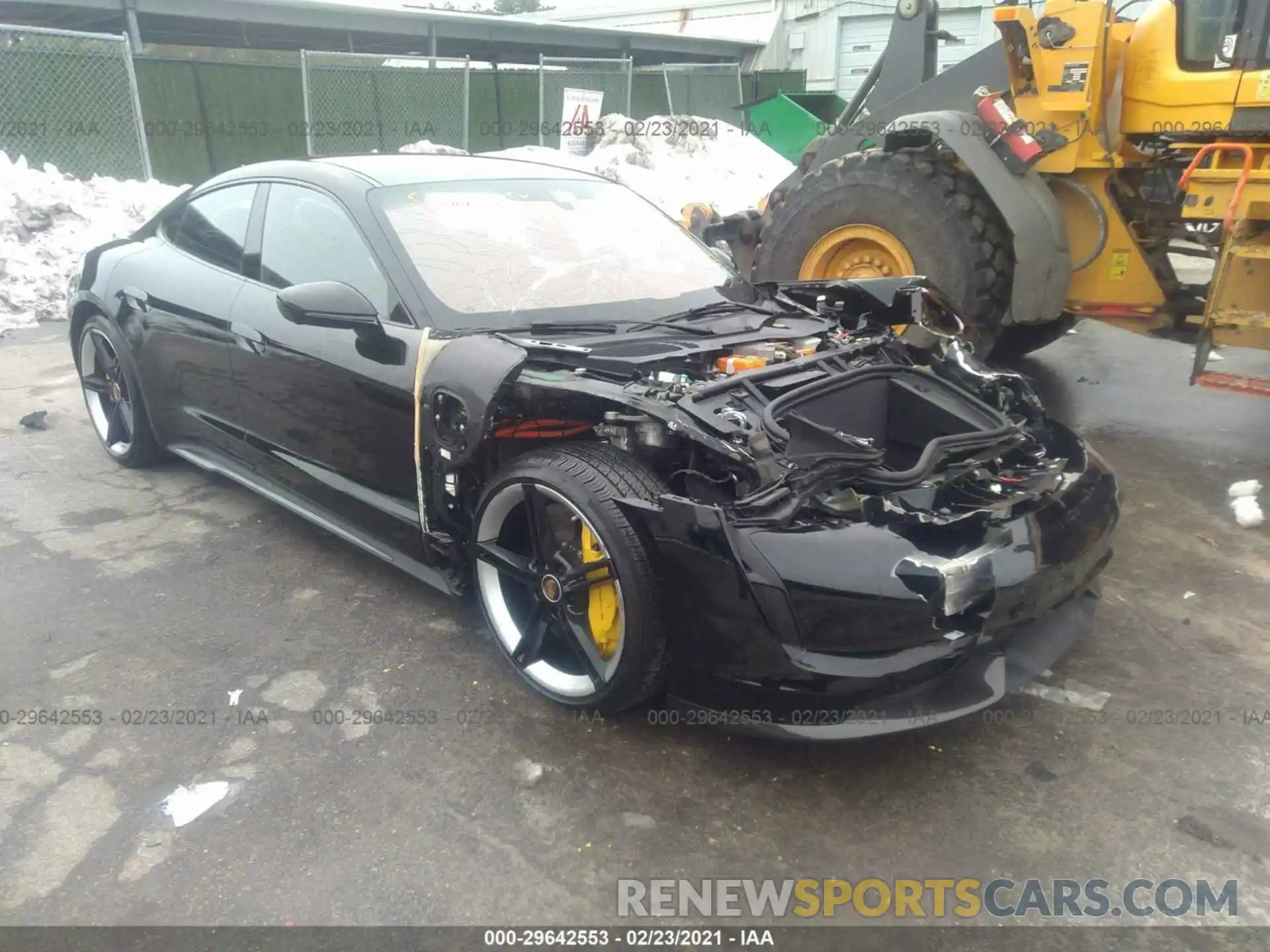 1 Photograph of a damaged car WP0AC2Y17LSA71065 PORSCHE TAYCAN 2020