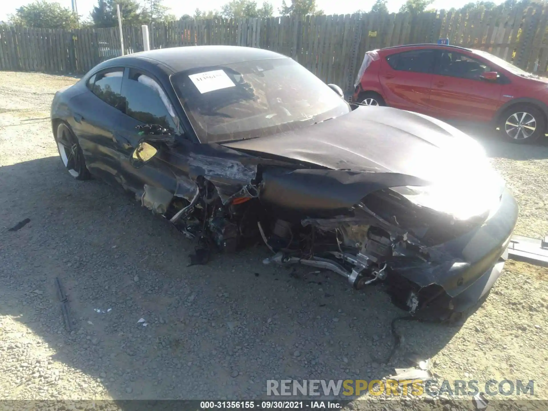 1 Photograph of a damaged car WP0AC2Y17LSA72460 PORSCHE TAYCAN 2020