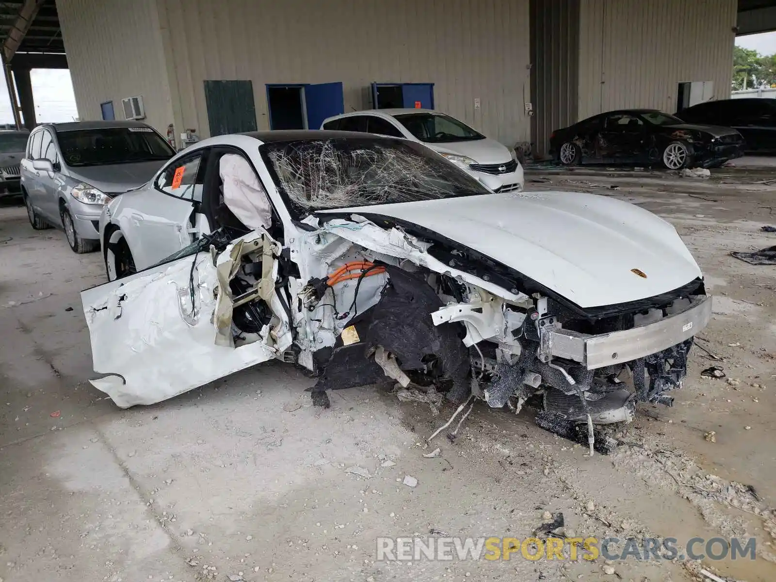 1 Photograph of a damaged car WP0AC2Y19LSA72332 PORSCHE TAYCAN 2020