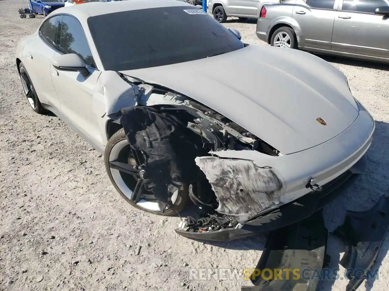 9 Photograph of a damaged car WP0AA2Y15MSA16377 PORSCHE TAYCAN 2021