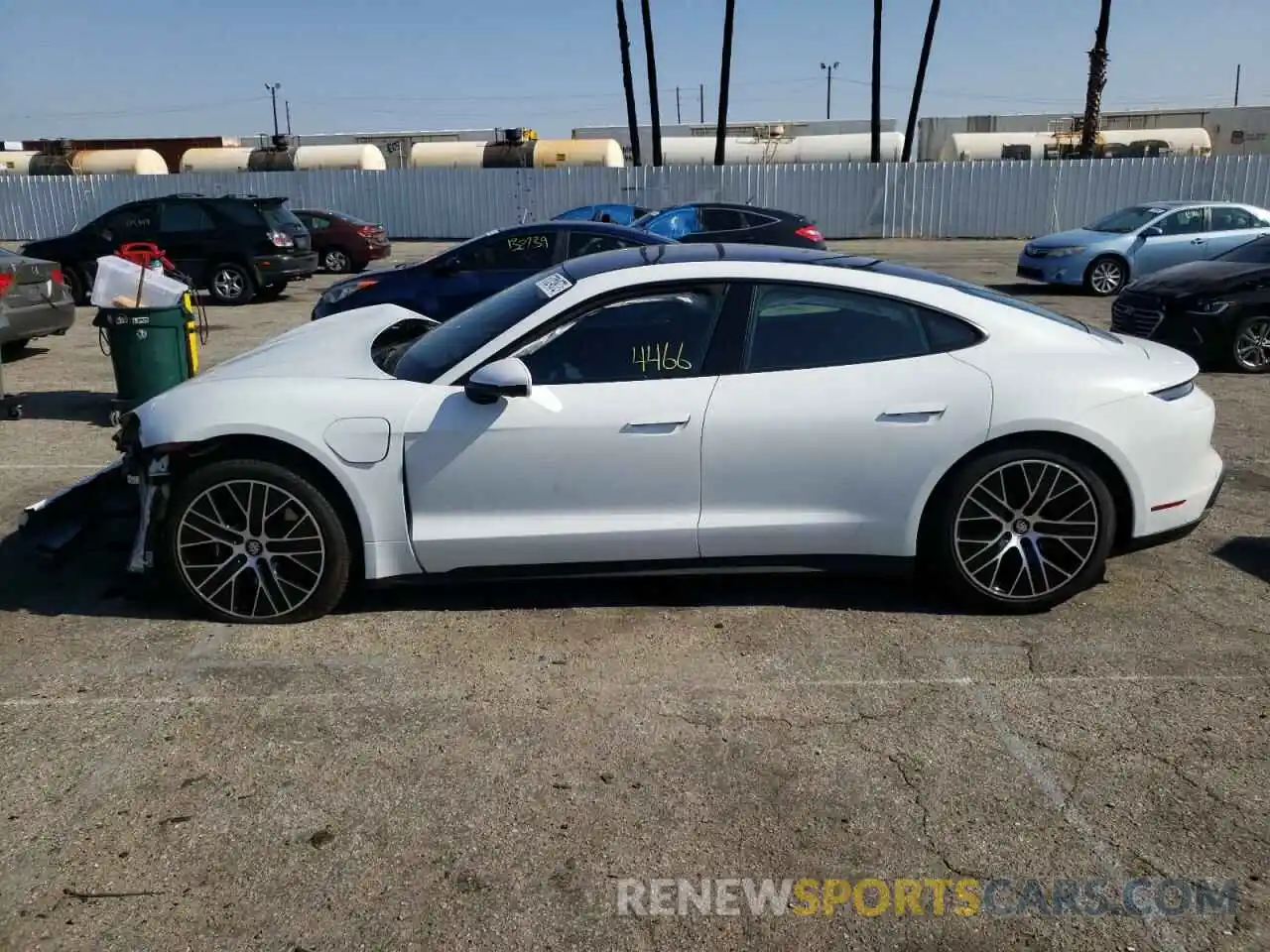 9 Photograph of a damaged car WP0AA2Y17MSA18714 PORSCHE TAYCAN 2021