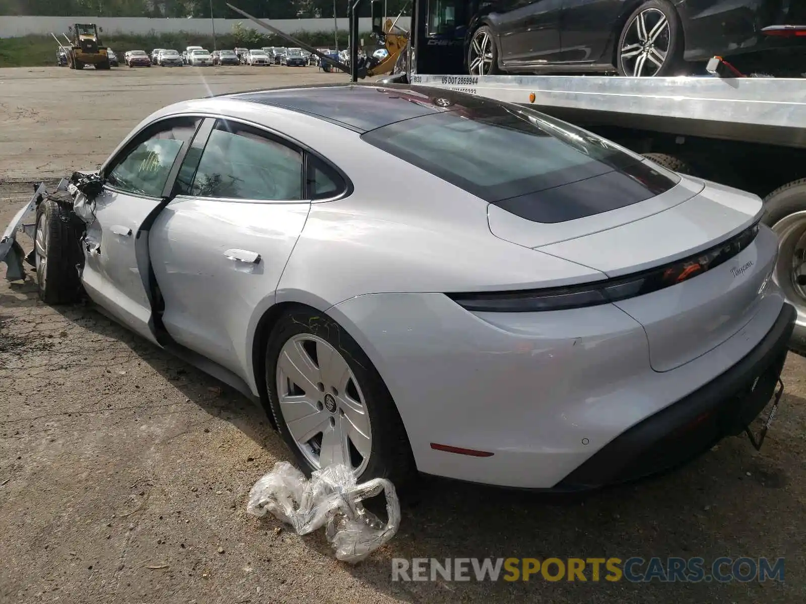 3 Photograph of a damaged car WP0AA2Y19MSA17287 PORSCHE TAYCAN 2021