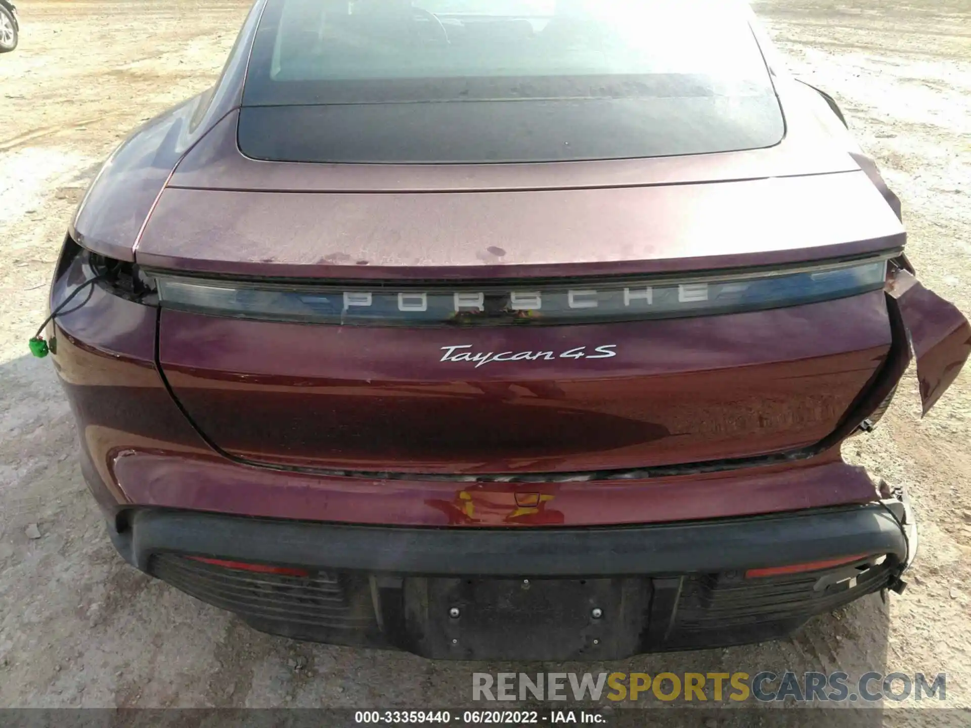 10 Photograph of a damaged car WP0AB2Y13MSA40979 PORSCHE TAYCAN 2021