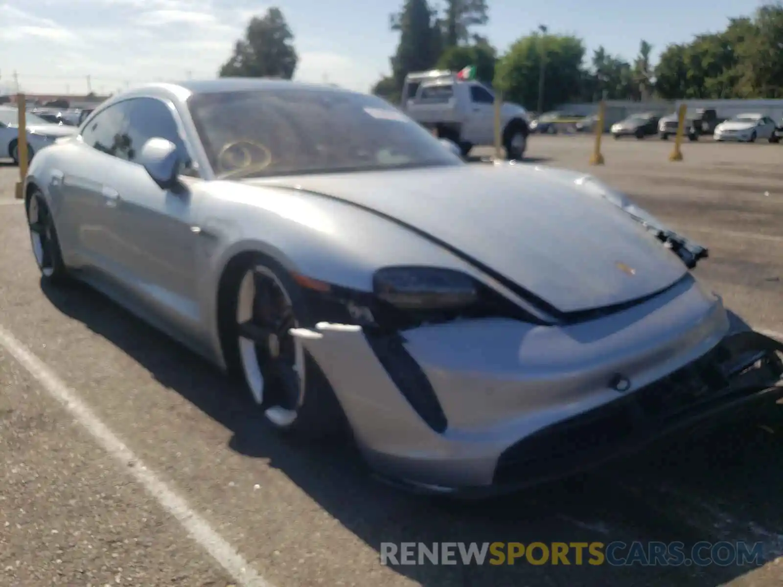 1 Photograph of a damaged car WP0AB2Y13MSA41095 PORSCHE TAYCAN 2021