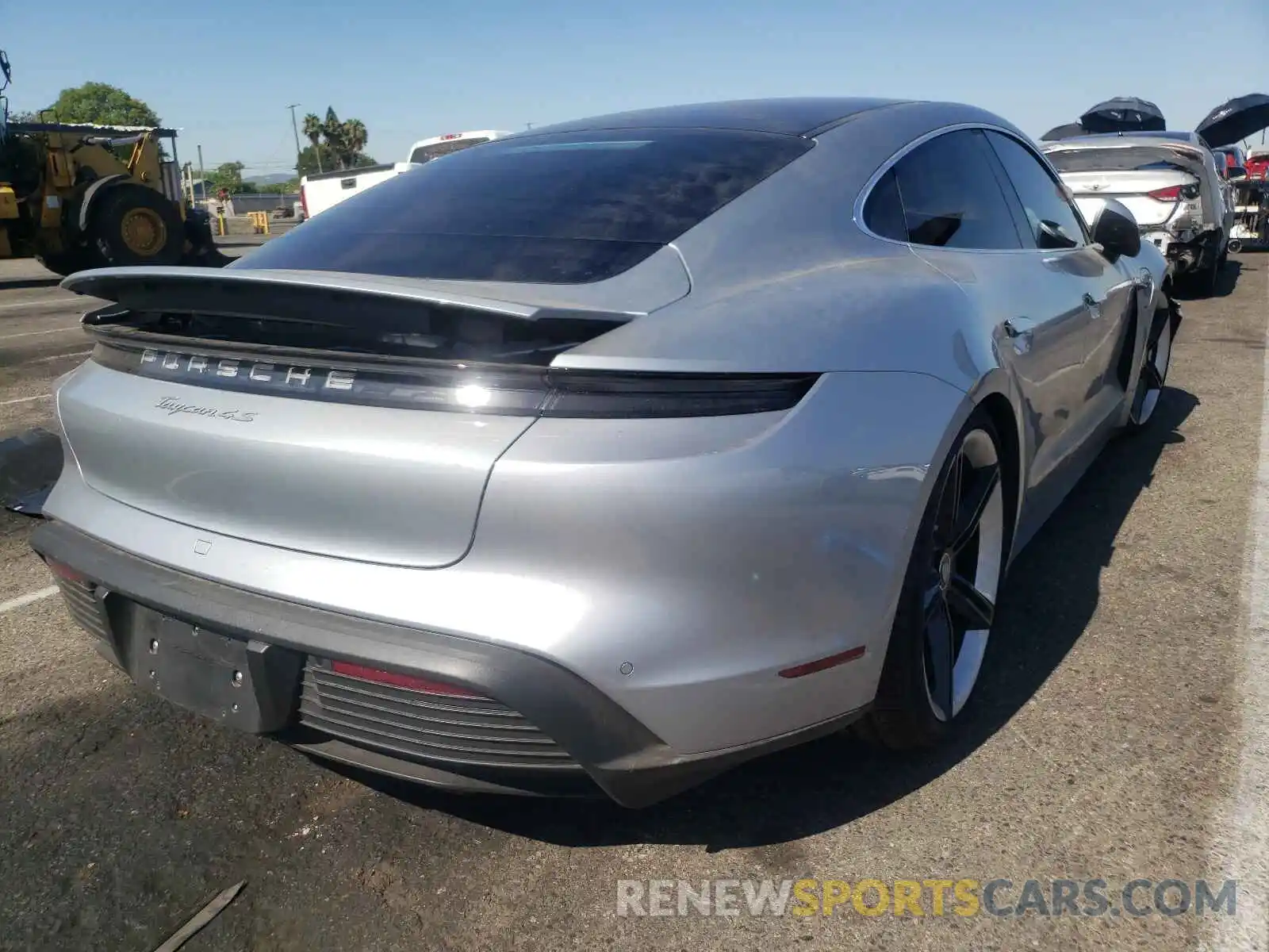 4 Photograph of a damaged car WP0AB2Y13MSA41095 PORSCHE TAYCAN 2021