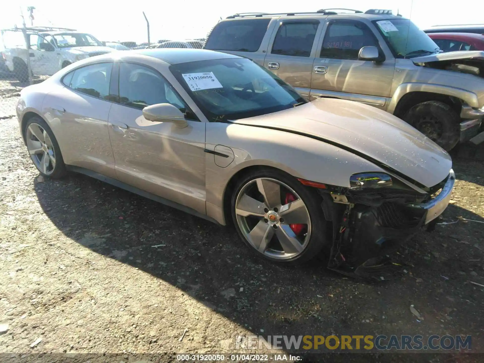 1 Photograph of a damaged car WP0AB2Y14MLA40130 PORSCHE TAYCAN 2021