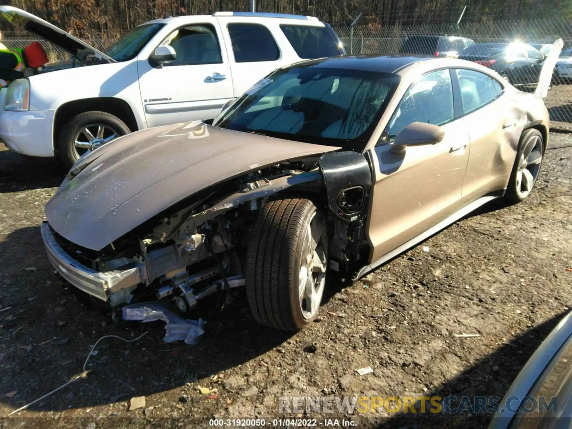 2 Photograph of a damaged car WP0AB2Y14MLA40130 PORSCHE TAYCAN 2021